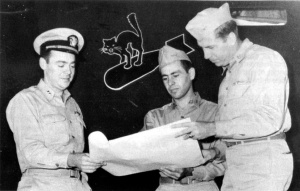 PBY-5a 54-го Патрульного дивизиона прибыли на Соломоновы острова перекрашенными оборудованными для проведения операций «Черных Кошек»