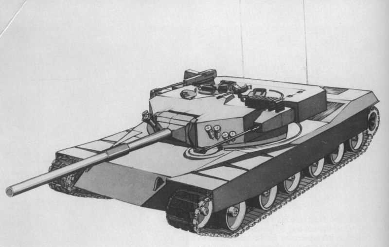 Файл:Ранний художественный концепт проекта корпорации General Motors, подготовленный в рамках программы по разработке танка XM1.jpg