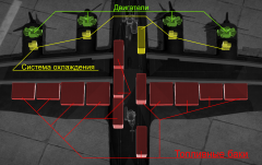 Fw 200 C-1 Рентген баков и двигателей.png