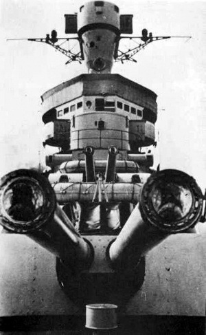 Носовые башни ГК «Бартоломео Коллеони»