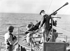 Пушка во флотском исполнении QF 2-фунтовый Mark XIV (Rolls-Royce BD)