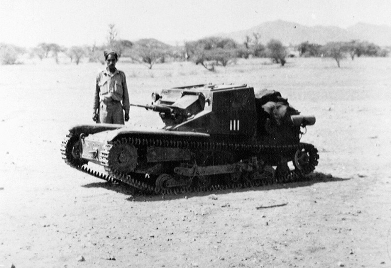 Файл:Захваченная танкетка L3-33 CC, 1941 год. Эфиопия.jpg