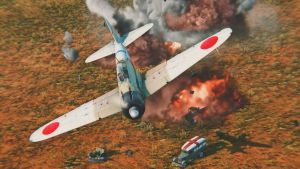 A6M2 mod11 Атака наземных целей.png