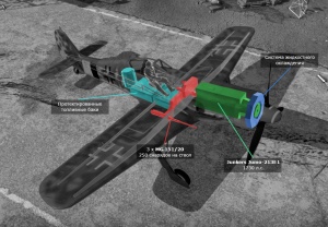 Fw.190D-13, рентген