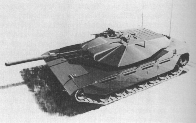 Файл:Художественный концепт предварительного проекта корпорации Chrysler, подготовленный в рамках программы по разработке танка XM1.jpg