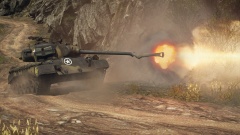 M26E1 ведёт огонь из-за складки местности.jpg